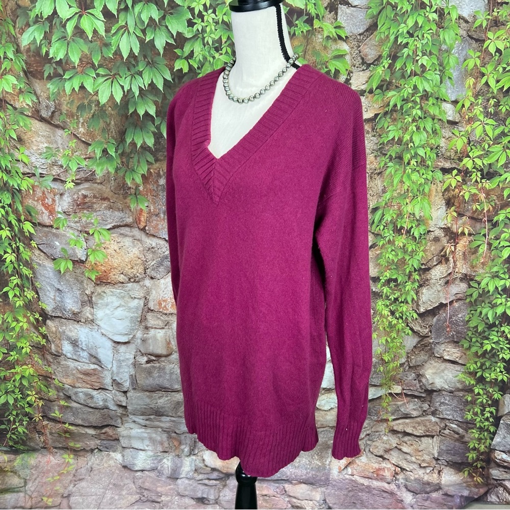 ATHLETA Wool/Cashmere Tunic Length Oversized Boyfriend Sweater, XS - Picture 8 of 11
